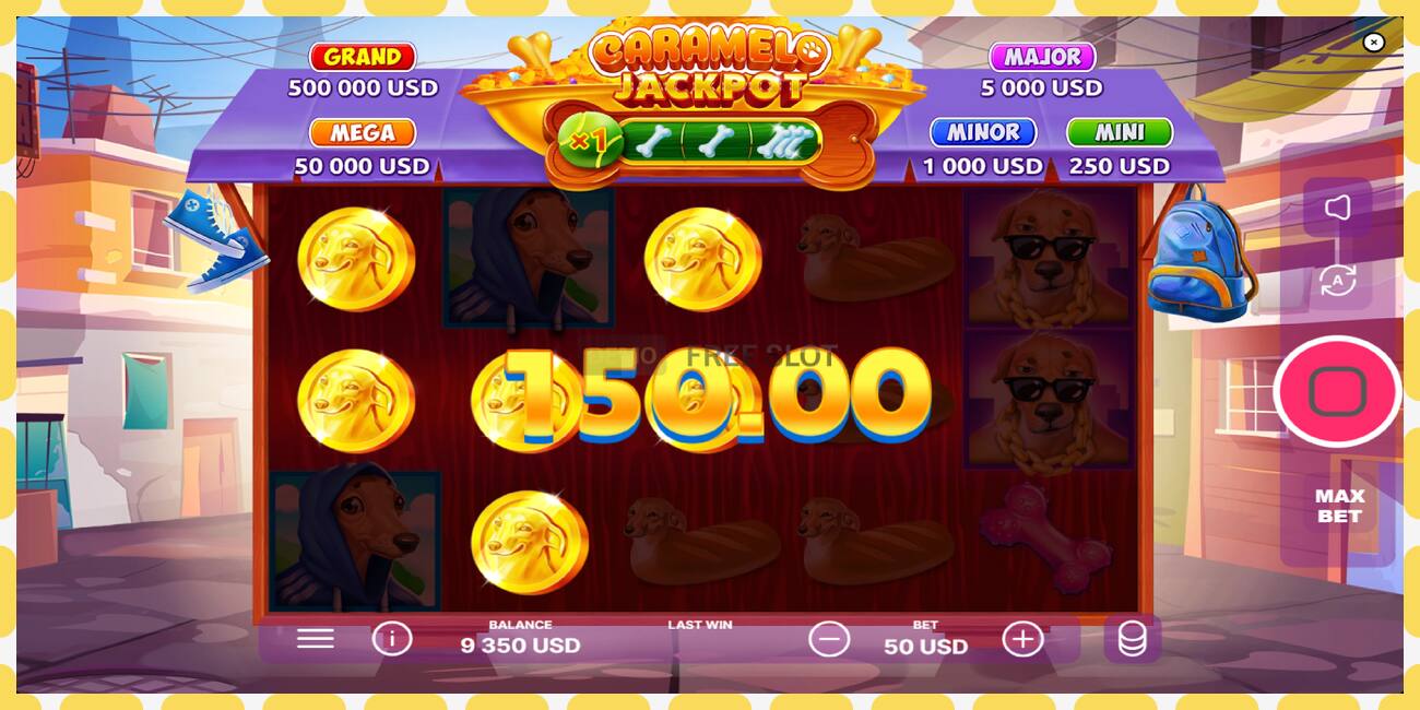 Demo lizdas Caramelo Jackpot nemokamai ir be registracijos, paveikslėlį - 1