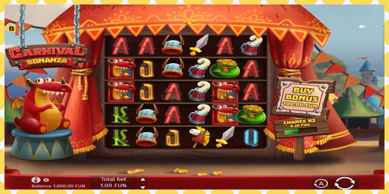 Demo slot Carnival Bonanza free and without registration, picture - 1