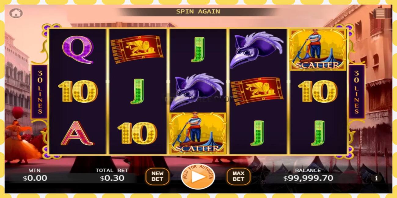 Demo slots Carnival of Venice bezmaksas un bez reģistrācijas, attēlu - 1