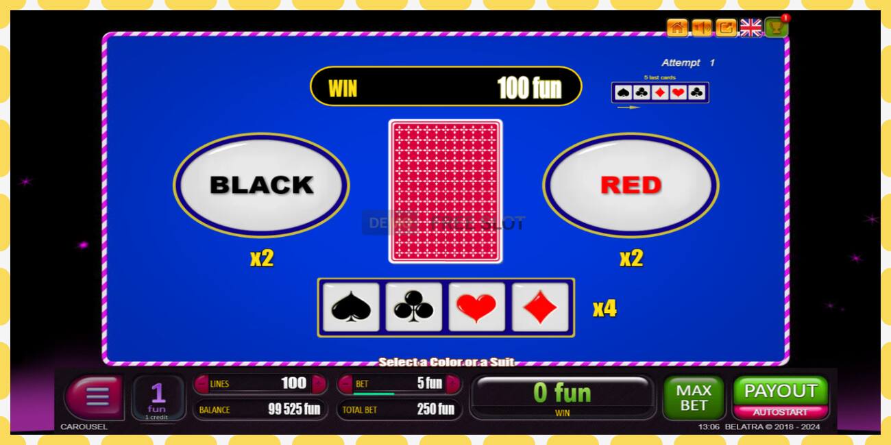 Demo slot Carousel free and without registration, picture - 1