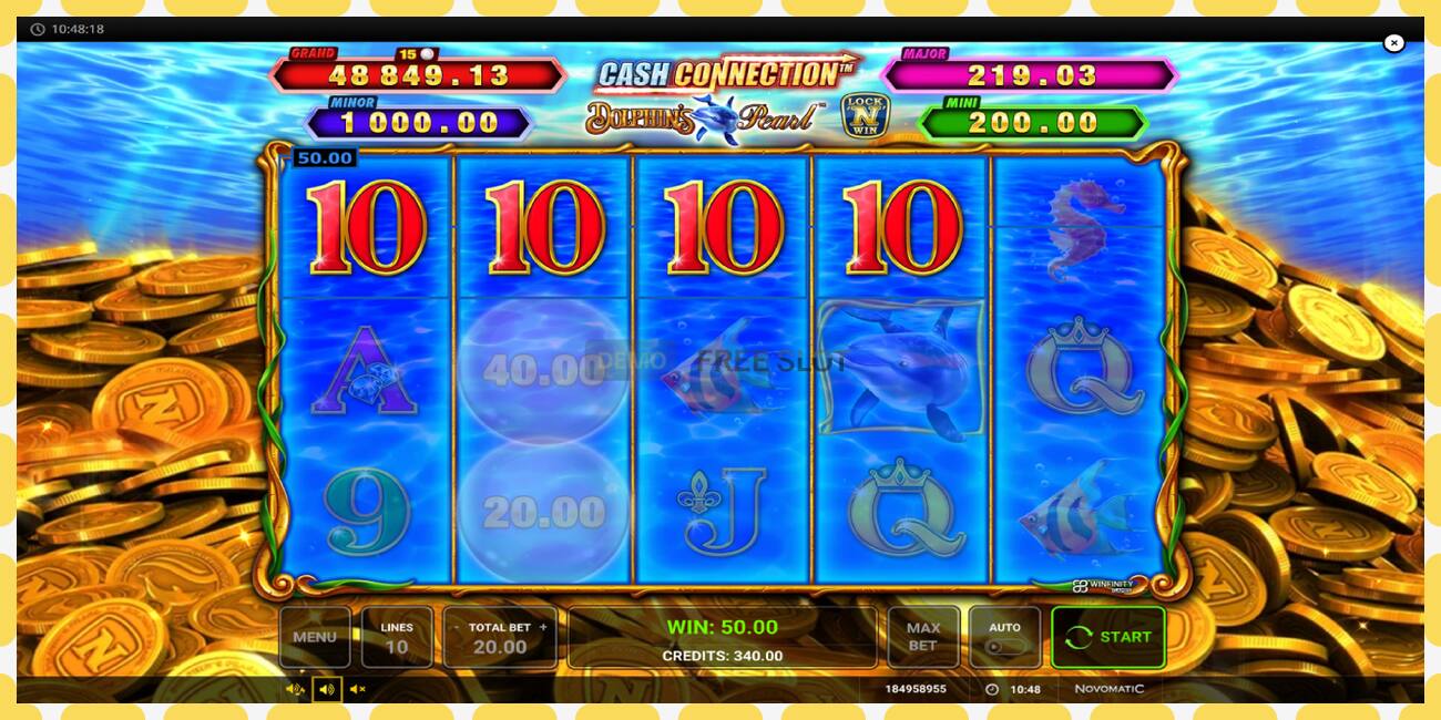 Demo slot Cash Connection Dolphins Pearl free and without registration, picture - 1