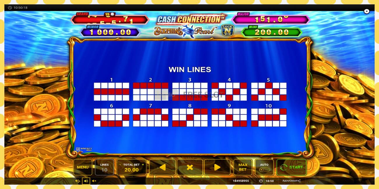 Demo slot Cash Connection Dolphins Pearl free and without registration, picture - 1