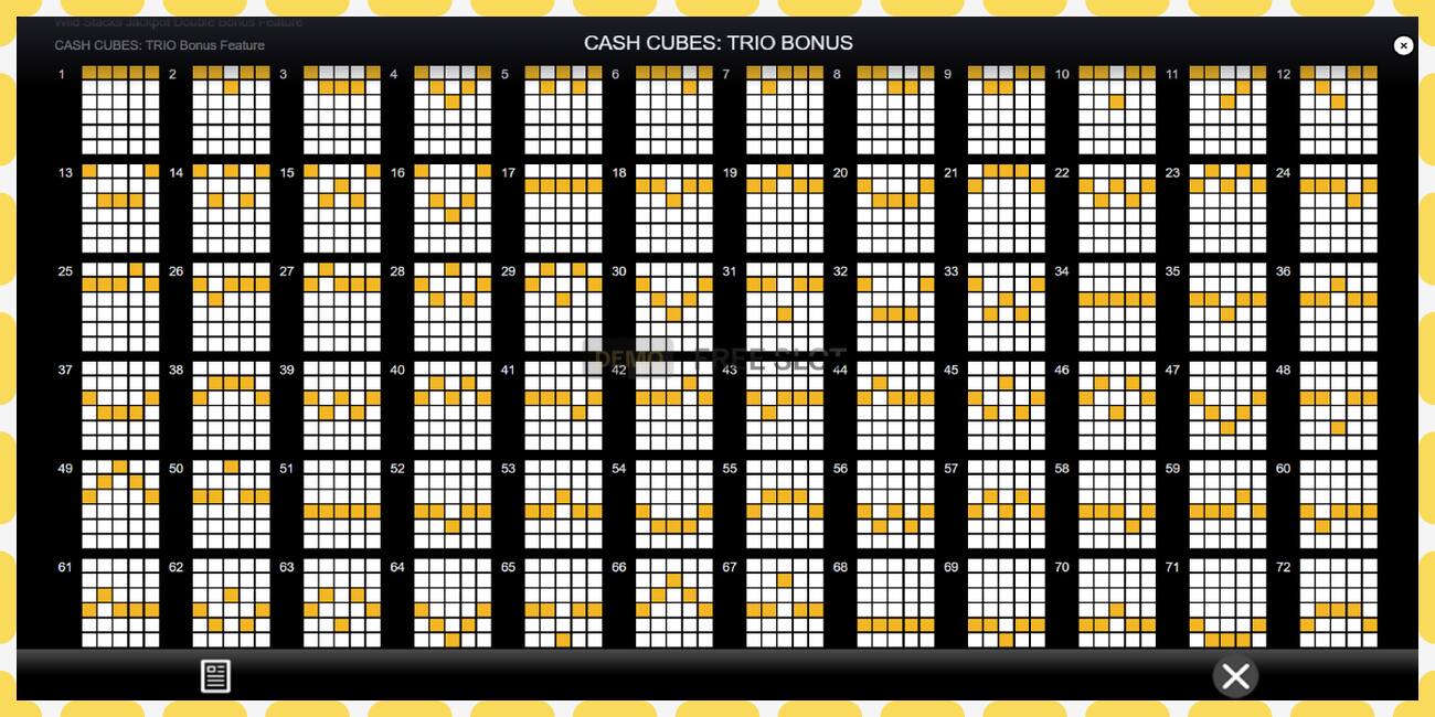 Демо слот Cash Cubes: Trio Bonus бесплатно и без регистрации, картинка - 1