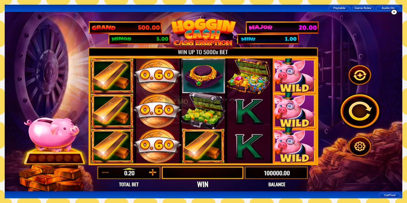 Demo slot Cash Eruption Hoggin Cash free and without registration, picture - 1