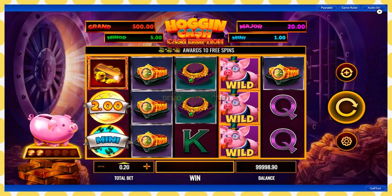 Demo slot Cash Eruption Hoggin Cash free and without registration, picture - 1