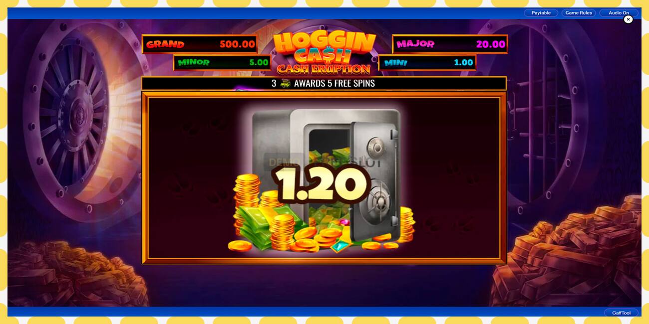 Demo slot Cash Eruption Hoggin Cash free and without registration, picture - 1