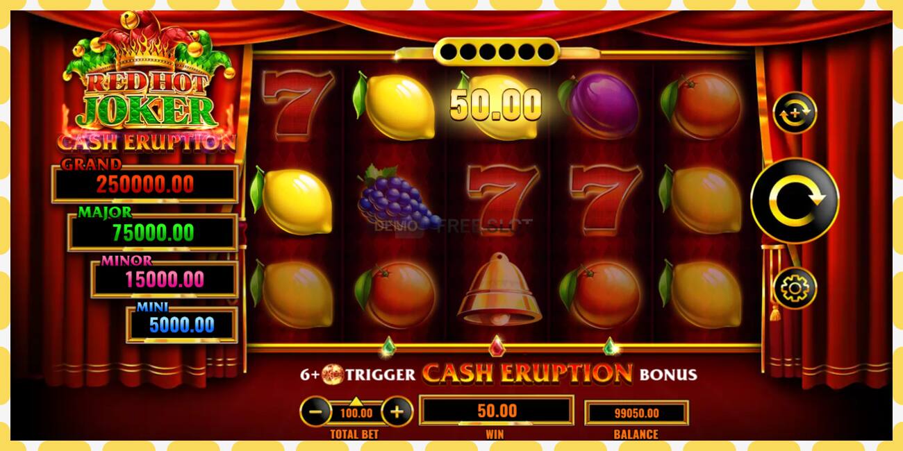 Demo slot Cash Eruption Red Hot Joker free and without registration, picture - 1