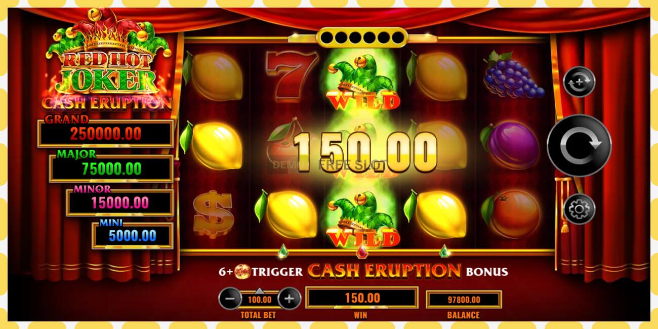 Demo slot Cash Eruption Red Hot Joker free and without registration, picture - 1