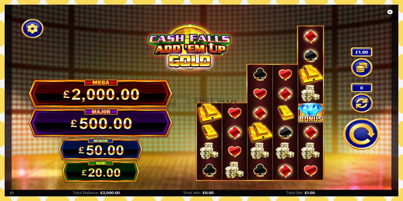 Demo slot Cash Falls: Add Em Up Gold free and without registration, picture - 1