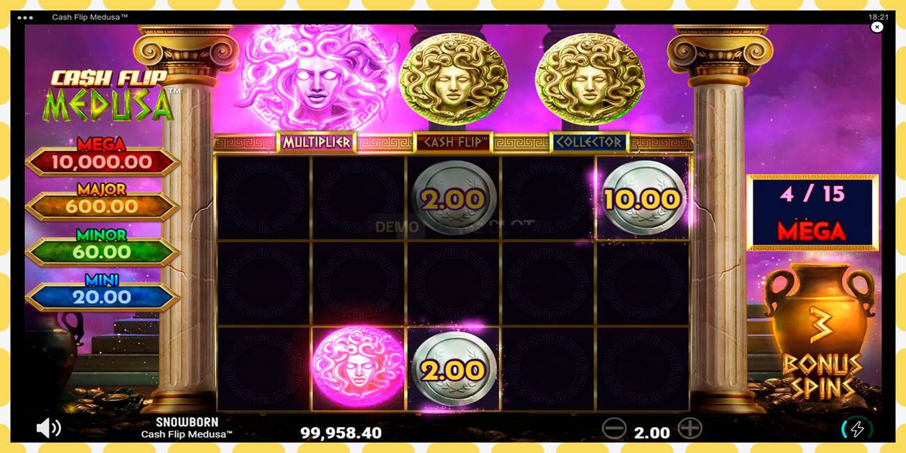 Demo slot Cash Flip Medusa free and without registration, picture - 1