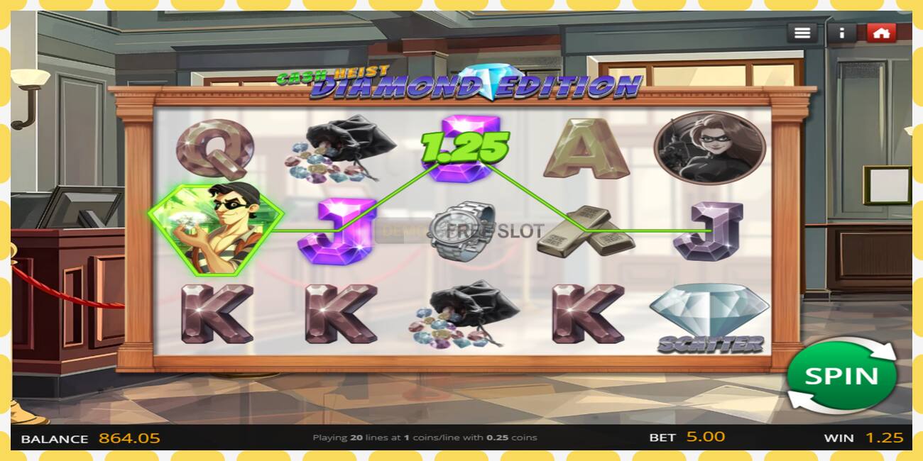 Demo slot Cash Heist Diamond Edition free and without registration, picture - 1