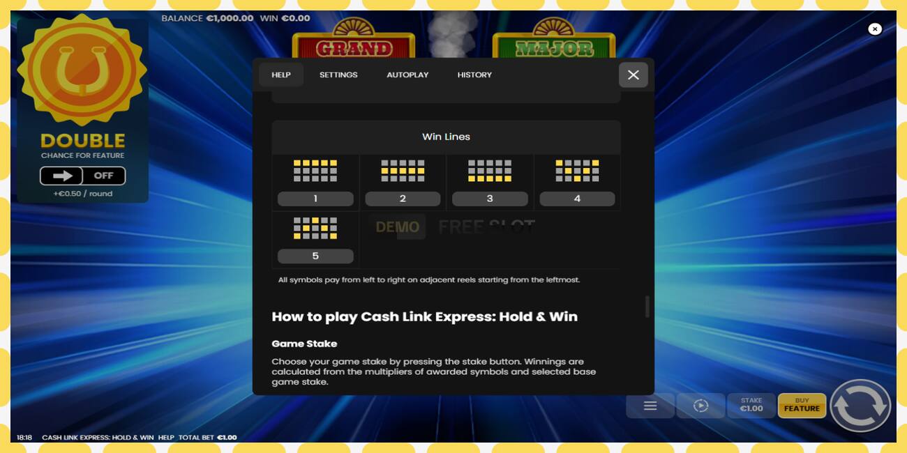 Slot demo Cash Link Express: Hold & Win gratuit și fără înregistrare, imagine - 1