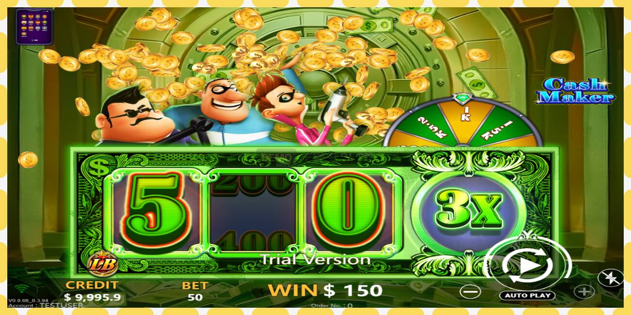 Demo slot Cash Maker free and without registration, picture - 1