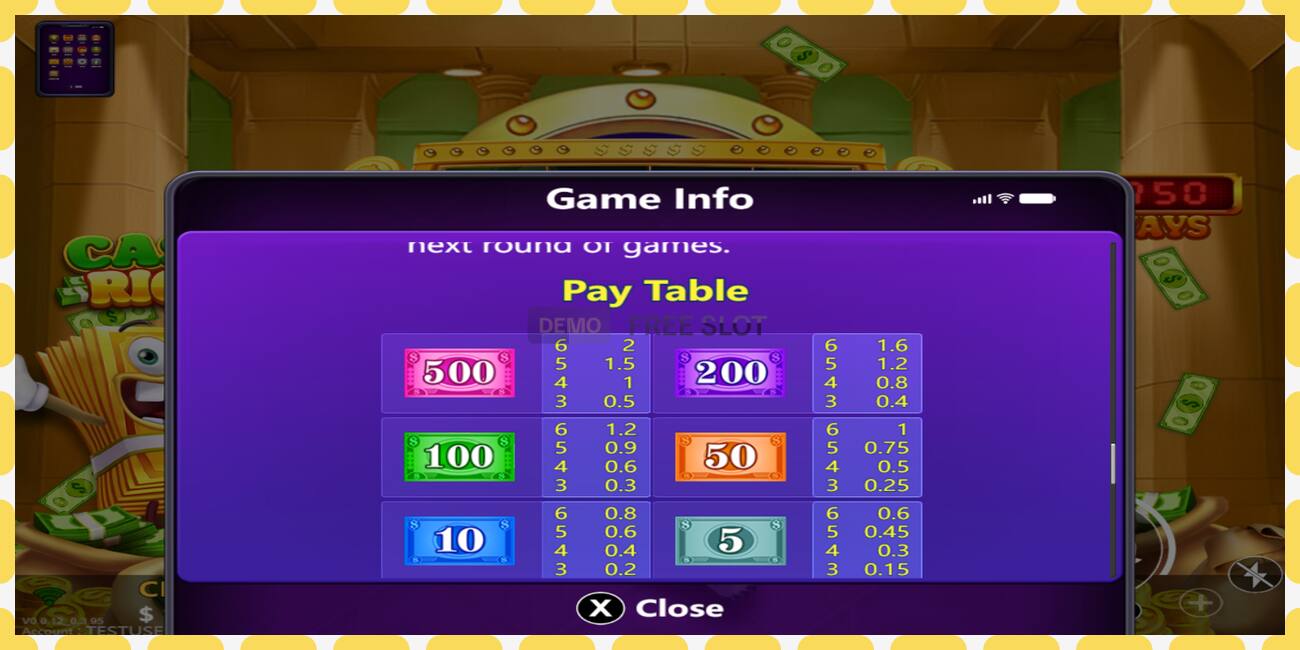 Demo slot Cash Rich free and without registration, picture - 1