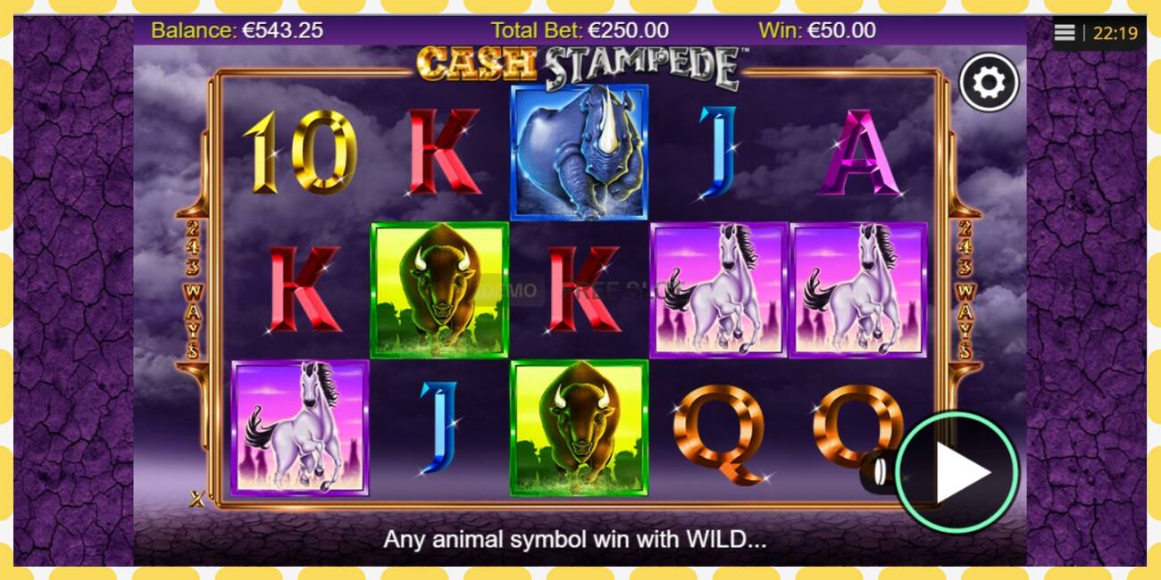 Demo slot Cash Stampede free and without registration, picture - 1