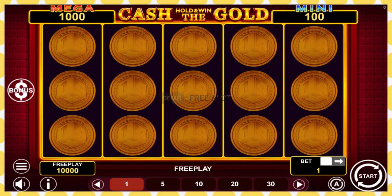 Slot dimostrativo Cash The Gold Hold & Win gratuito e senza registrazione, immagine - 1