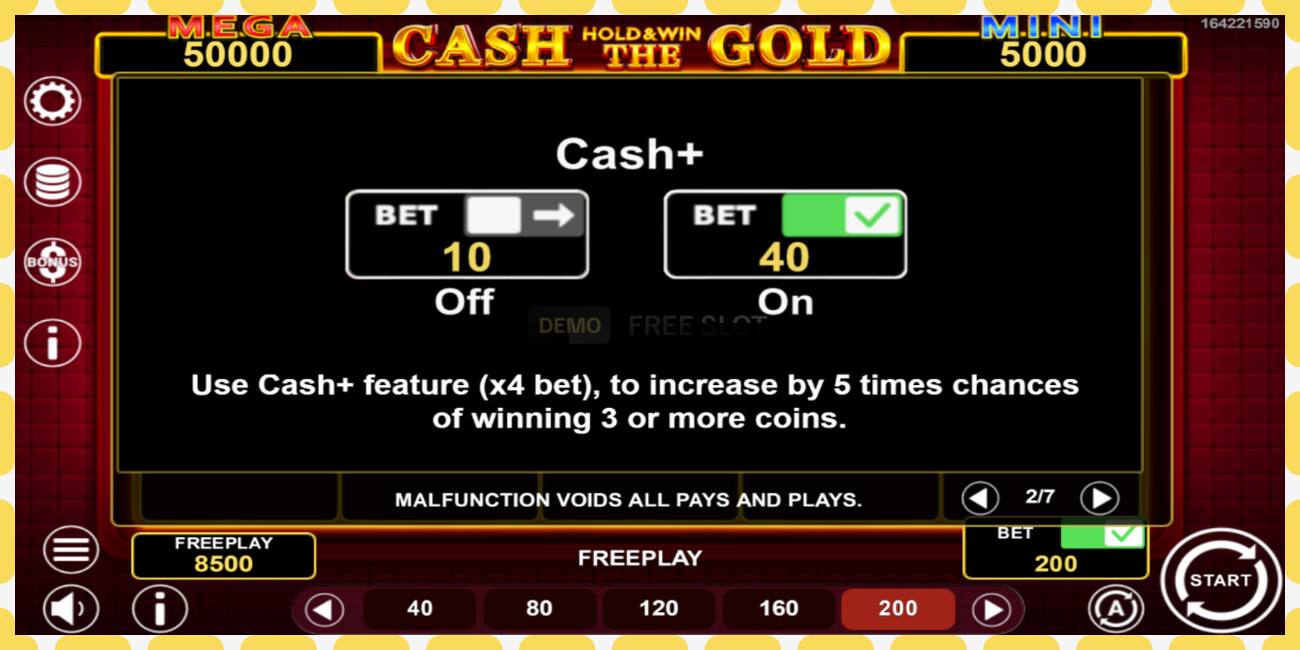 Demo yuvası Cash The Gold Hold & Win pulsuz və qeydiyyat olmadan, şəkil - 1