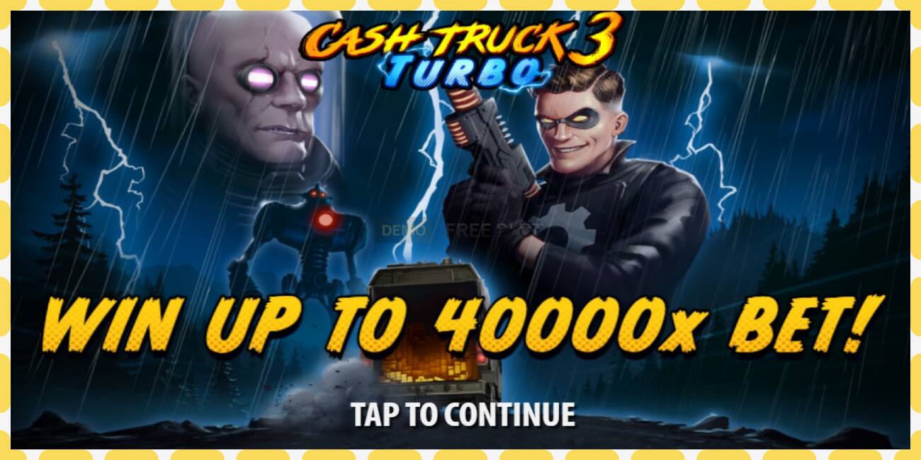 สล็อตสาธิต Cash Truck 3 Turbo ฟรีและไม่ต้องลงทะเบียน, รูปภาพ - 1