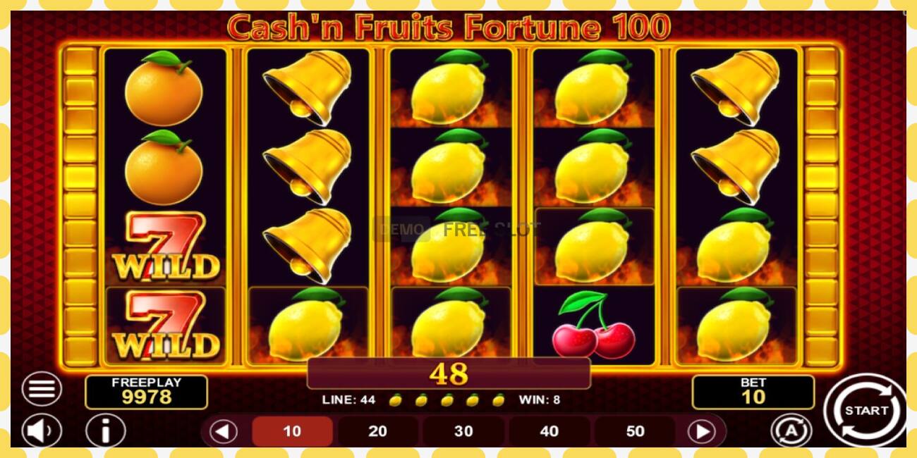 Demo slot Cashn Fruits Fortune 100 free and without registration, picture - 1