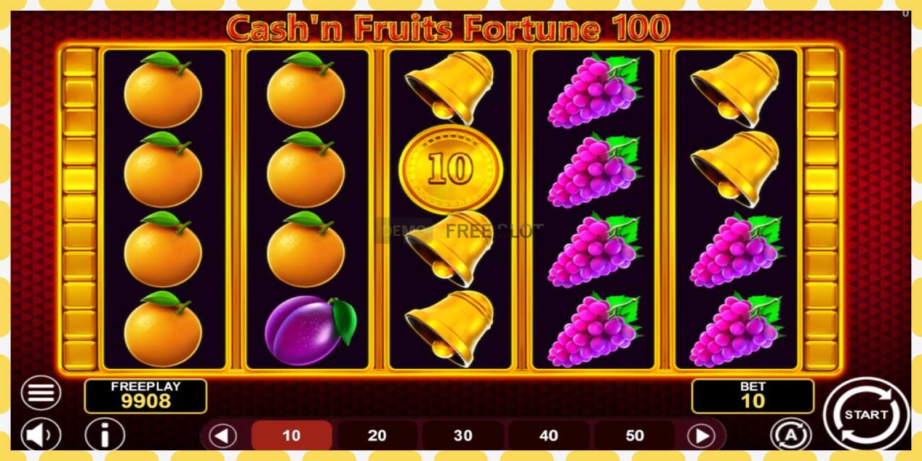 Demo slot Cashn Fruits Fortune 100 free and without registration, picture - 1