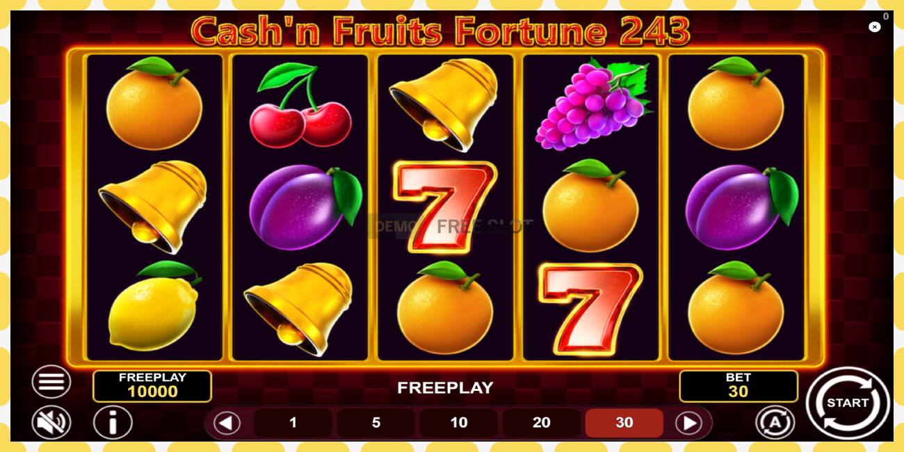 Demo slot Cashn Fruits Fortune 243 free and without registration, picture - 1