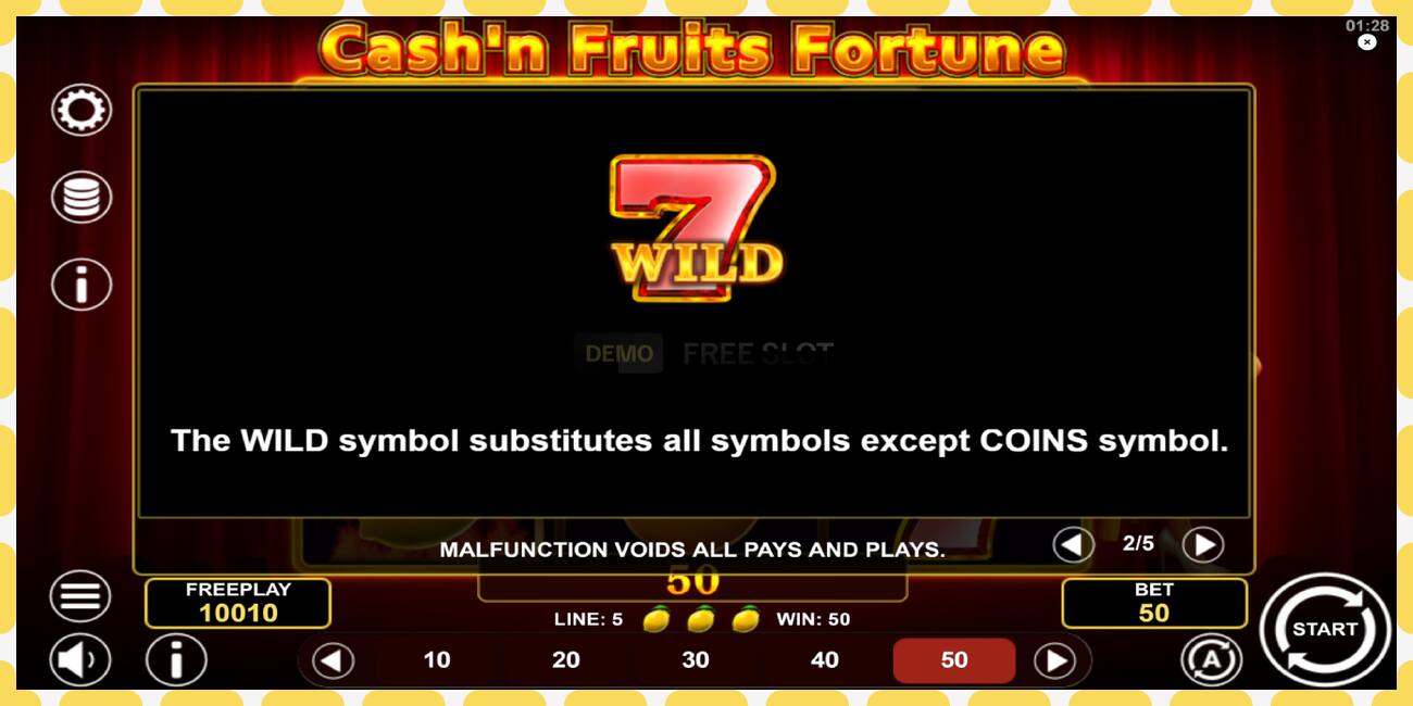 Demo slot Cashn Fruits Fortune free and without registration, picture - 1