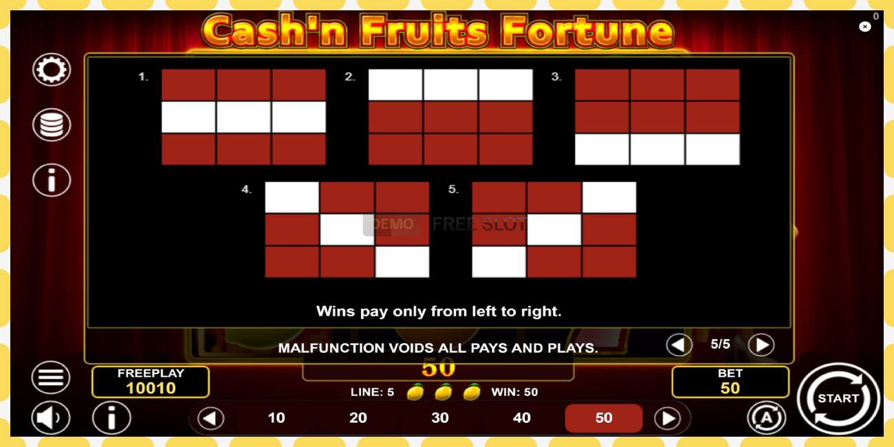 Demo slot Cashn Fruits Fortune free and without registration, picture - 1