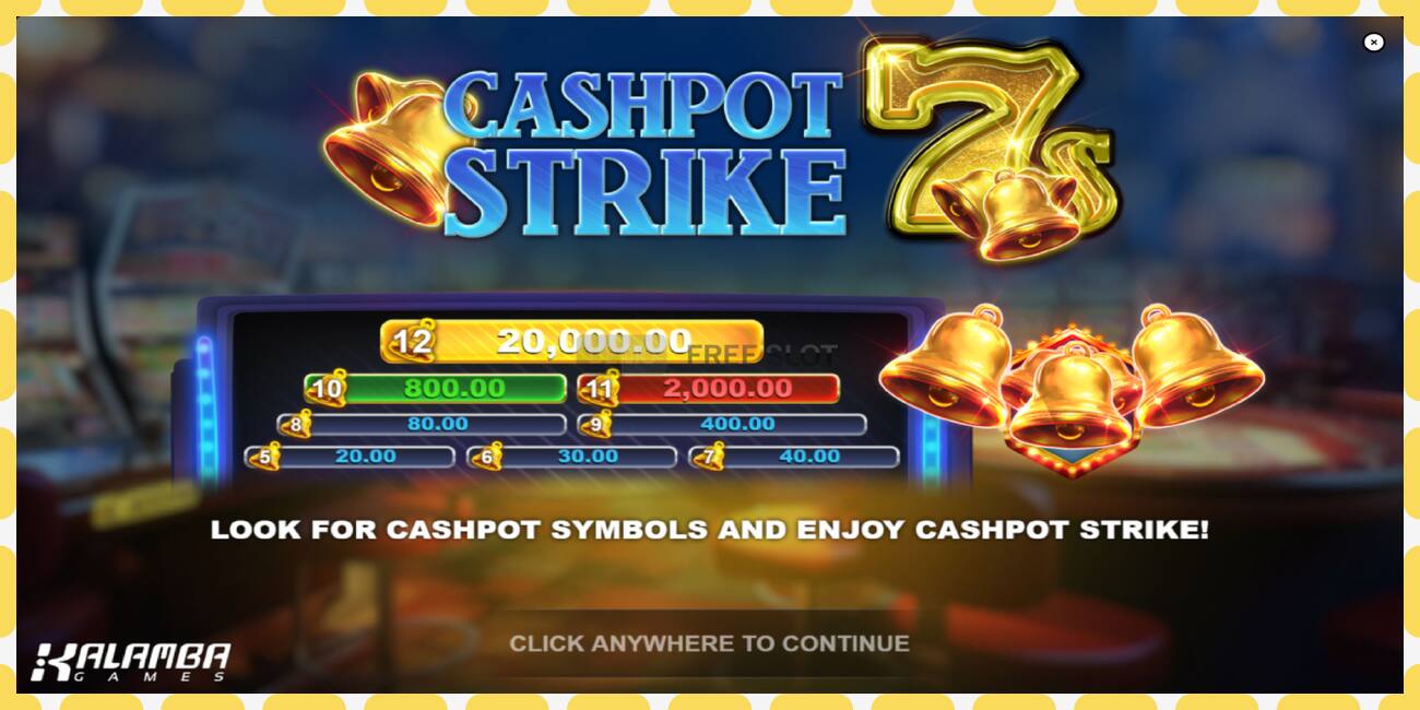 Demo slot Cashpot Strike 7s gratis og uden registrering, billede - 1