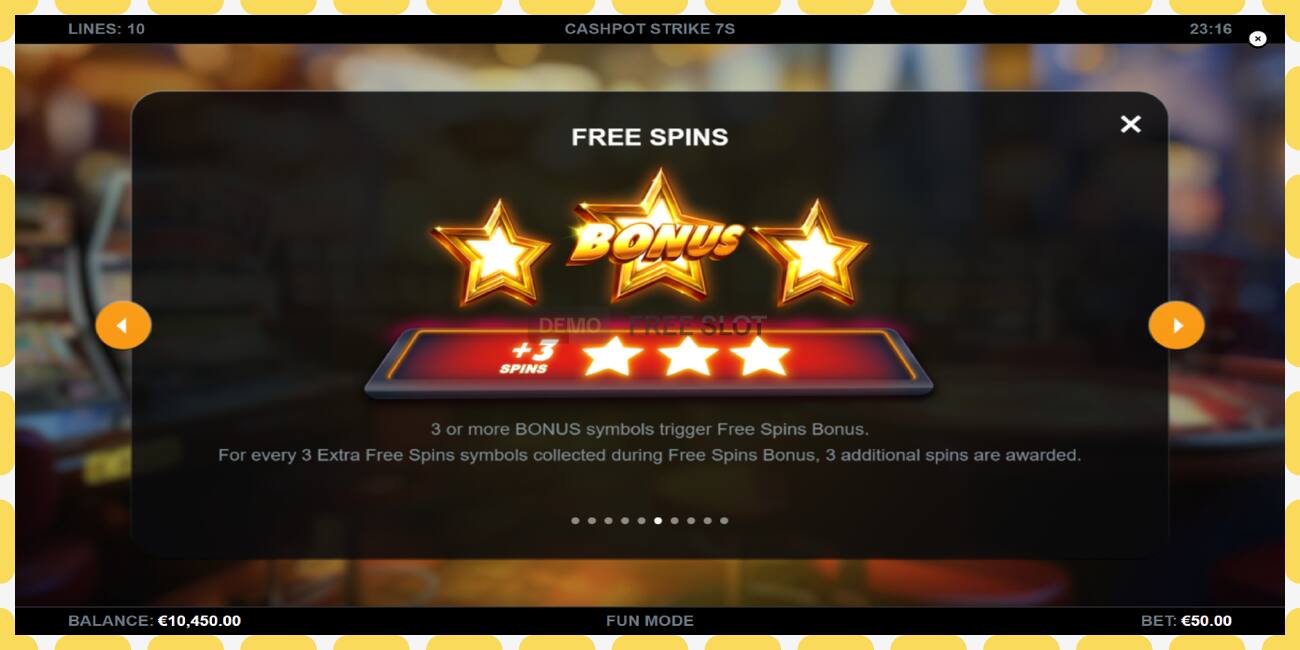 Demo slot Cashpot Strike 7s gratis og uden registrering, billede - 1