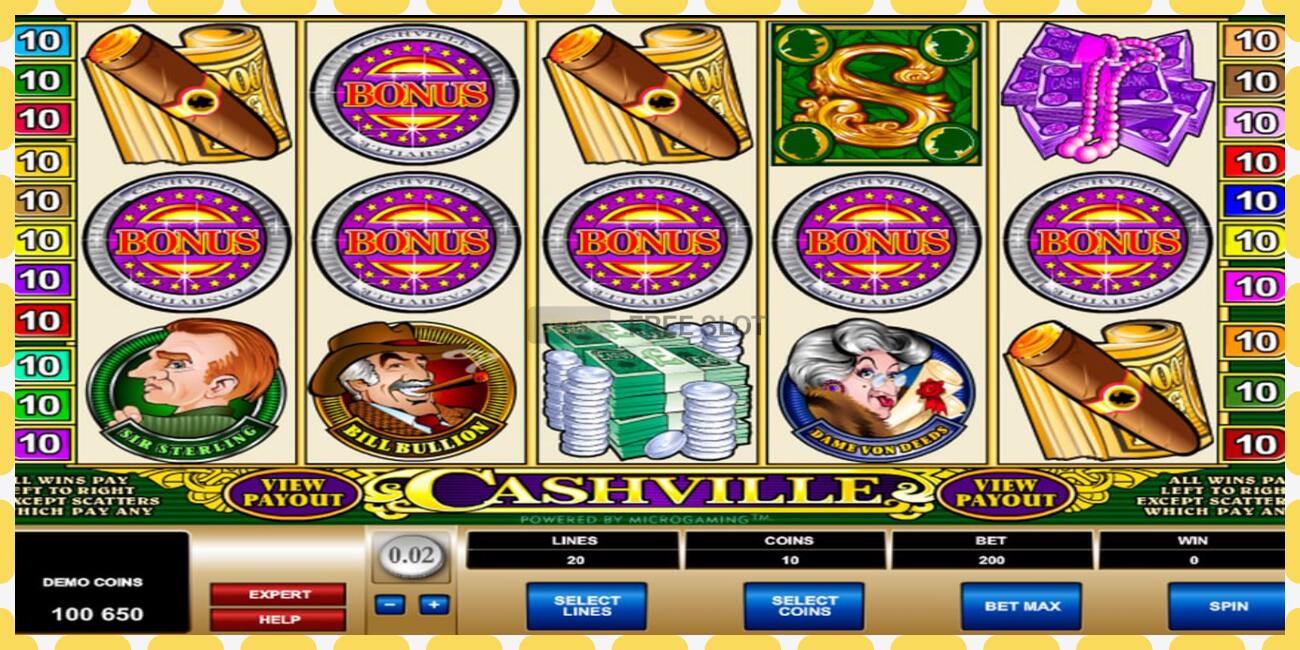 Demo slot Cashville free and without registration, picture - 1