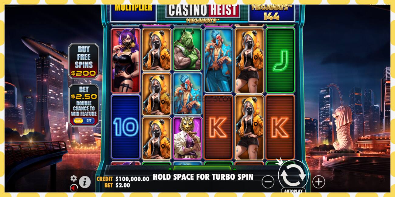 Demo slot Casino Heist Megaways free and without registration, picture - 1