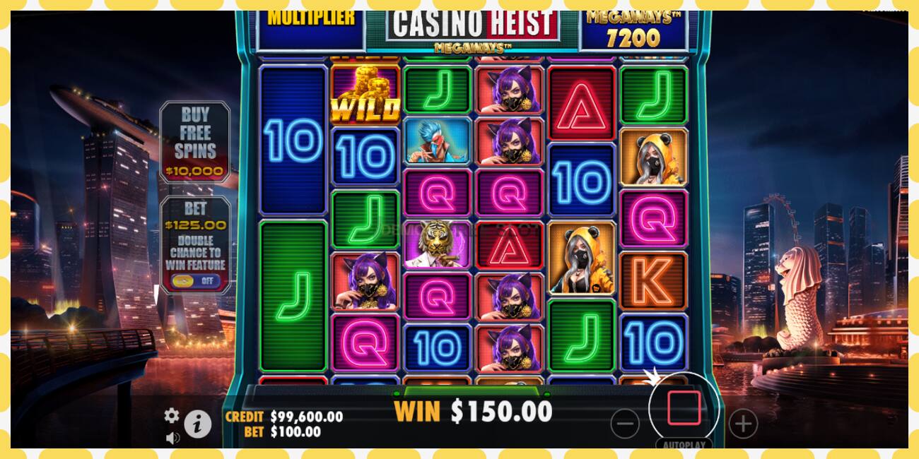 Demo slot Casino Heist Megaways free and without registration, picture - 1