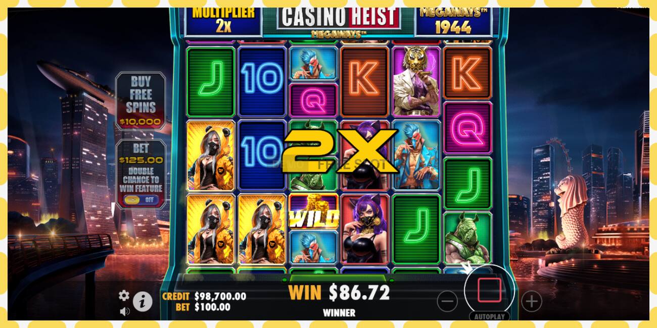 Demo slot Casino Heist Megaways free and without registration, picture - 1