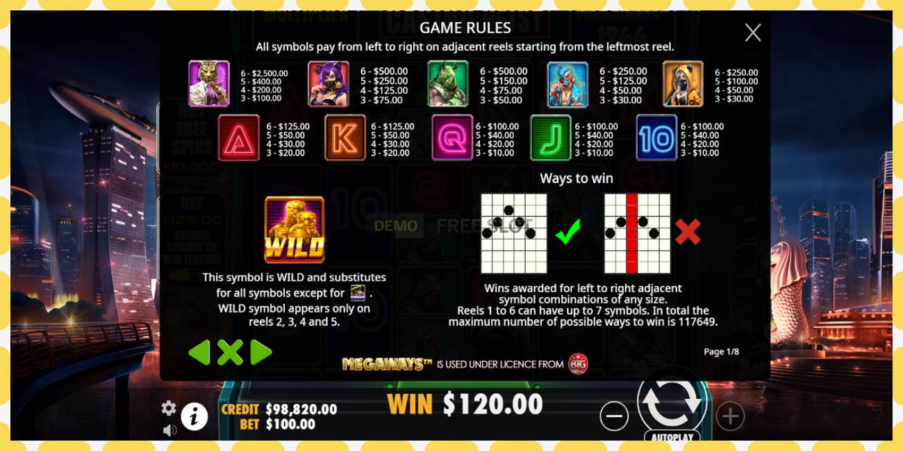 Demo slot Casino Heist Megaways free and without registration, picture - 1