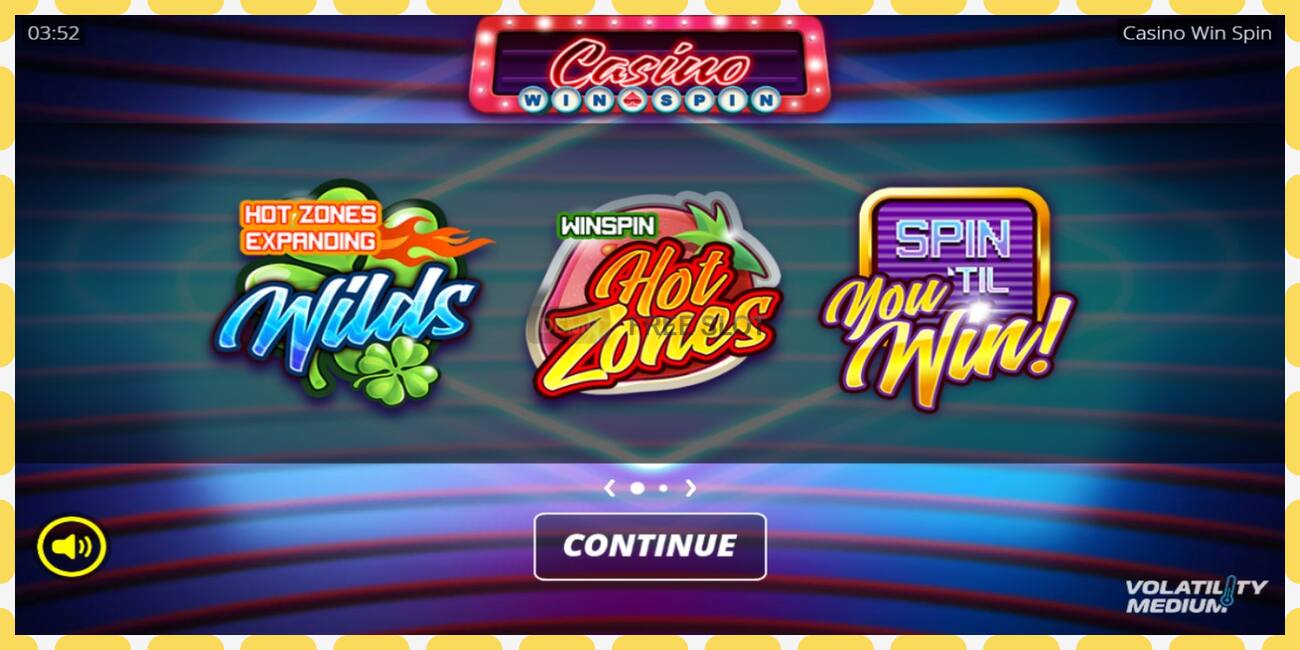 Demo slot Casino Win Spin free and without registration, picture - 1