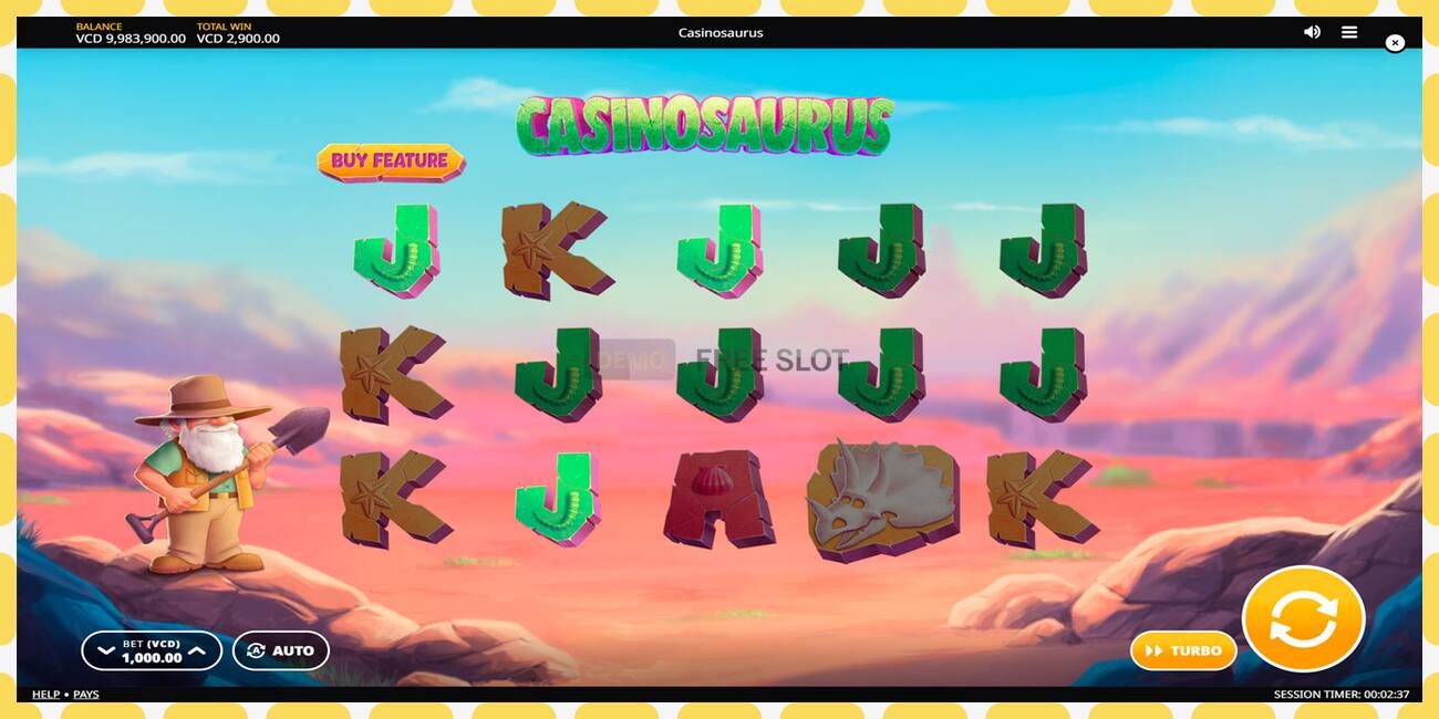 Demo slot Casinosaurus free and without registration, picture - 1