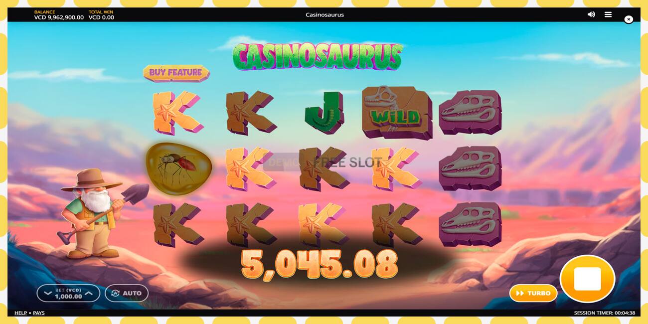 Demo slot Casinosaurus free and without registration, picture - 1