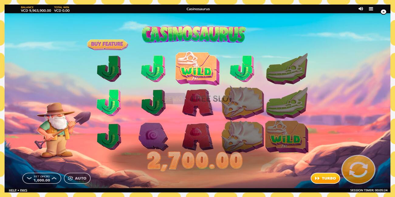 Demo slot Casinosaurus free and without registration, picture - 1