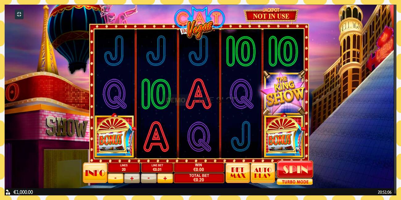 Demo slot Cat In Vegas free and without registration, picture - 1