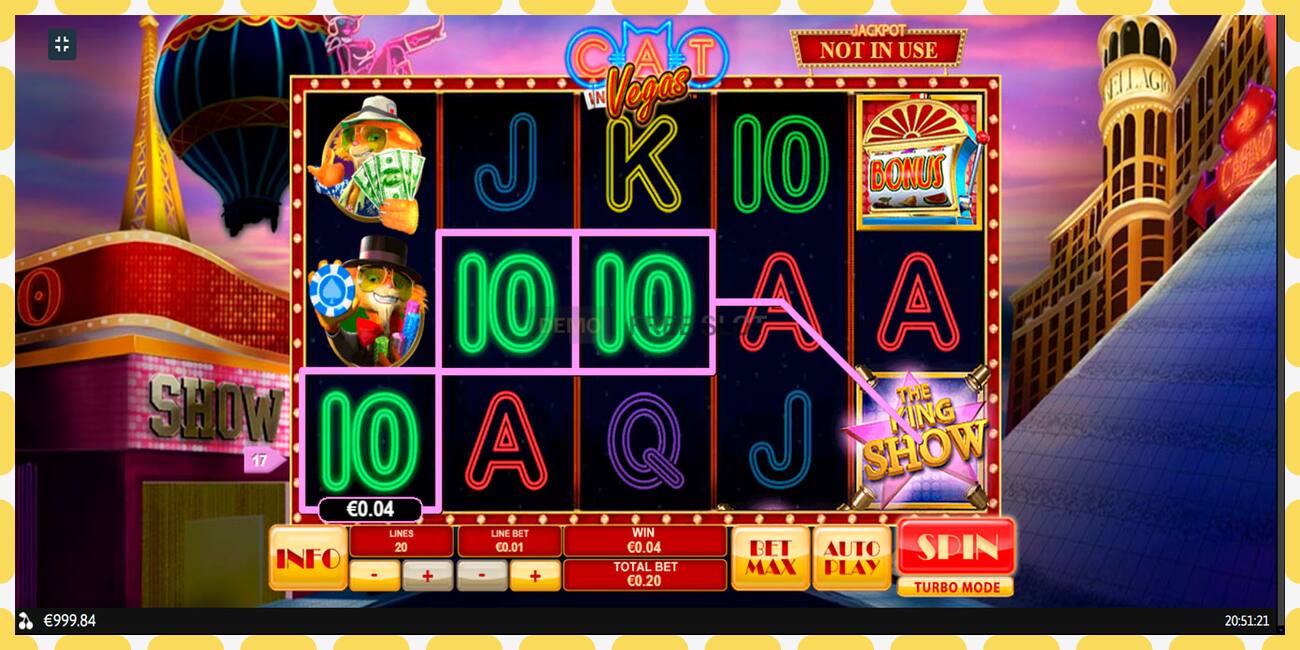 Demo slot Cat In Vegas free and without registration, picture - 1