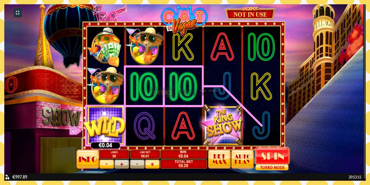 Demo slot Cat In Vegas free and without registration, picture - 1