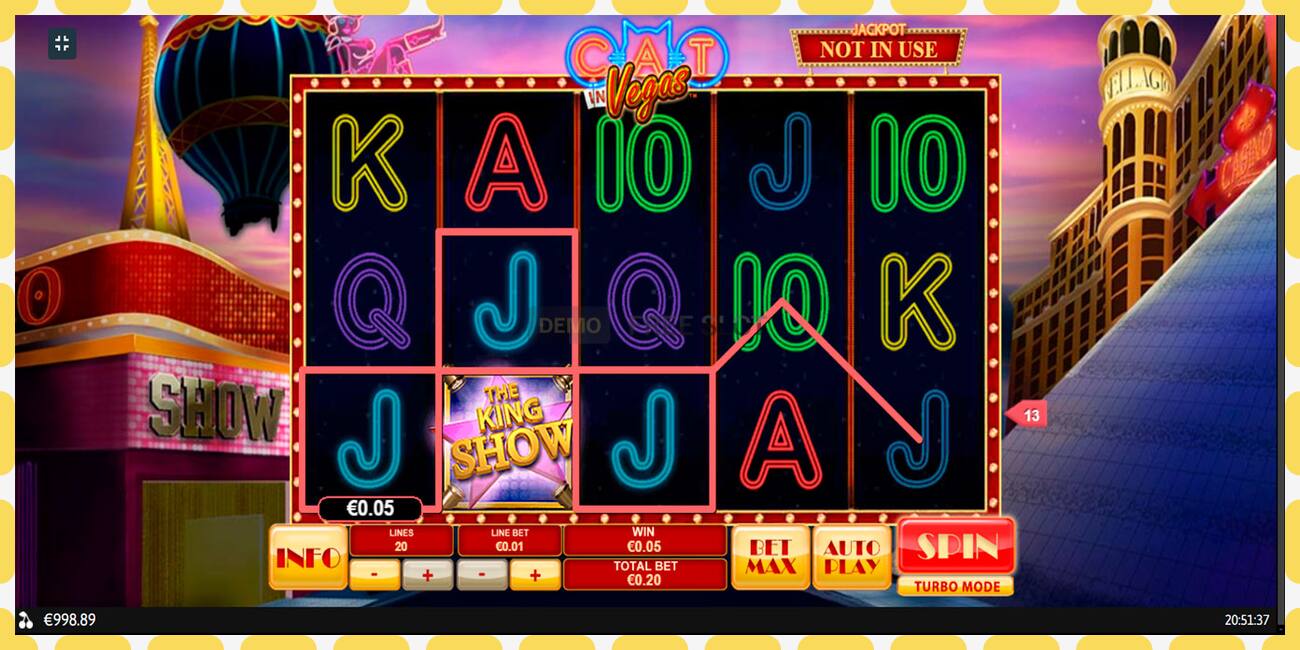 Demo slot Cat In Vegas free and without registration, picture - 1