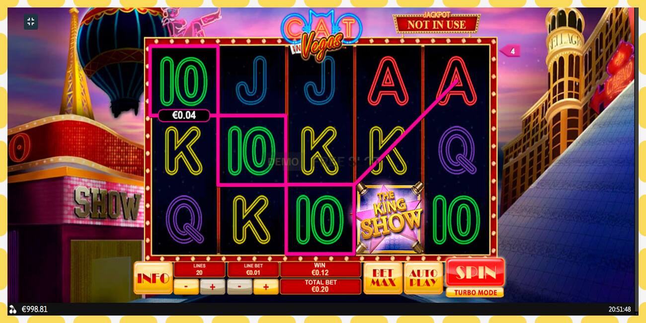 Demo slot Cat In Vegas free and without registration, picture - 1