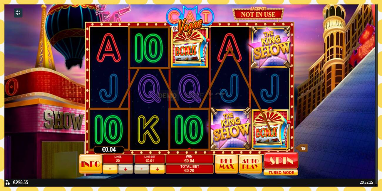 Demo slot Cat In Vegas free and without registration, picture - 1