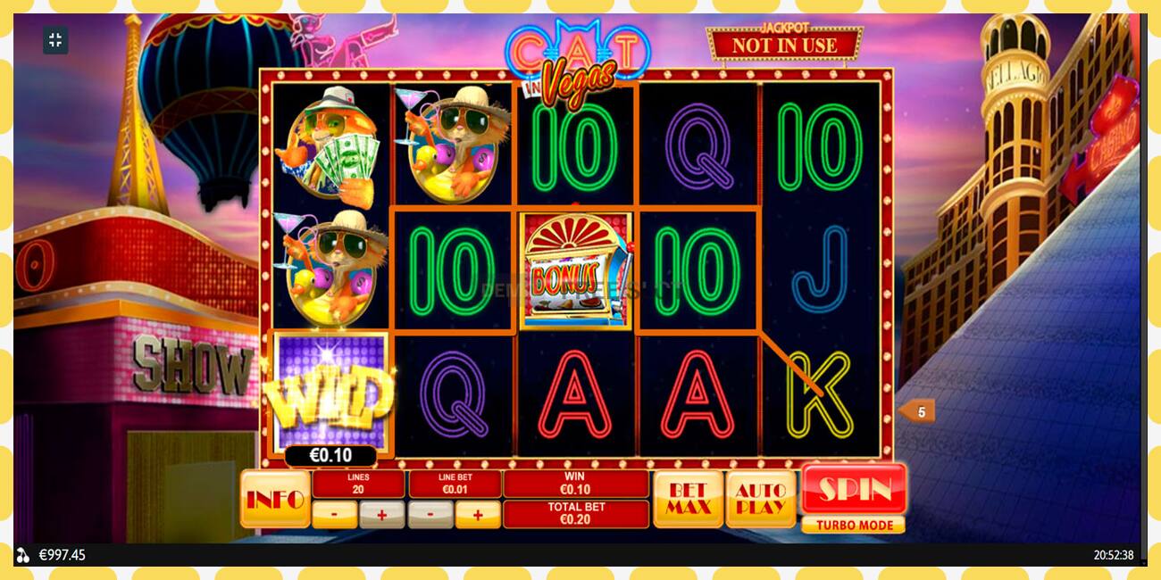 Demo slot Cat In Vegas free and without registration, picture - 1