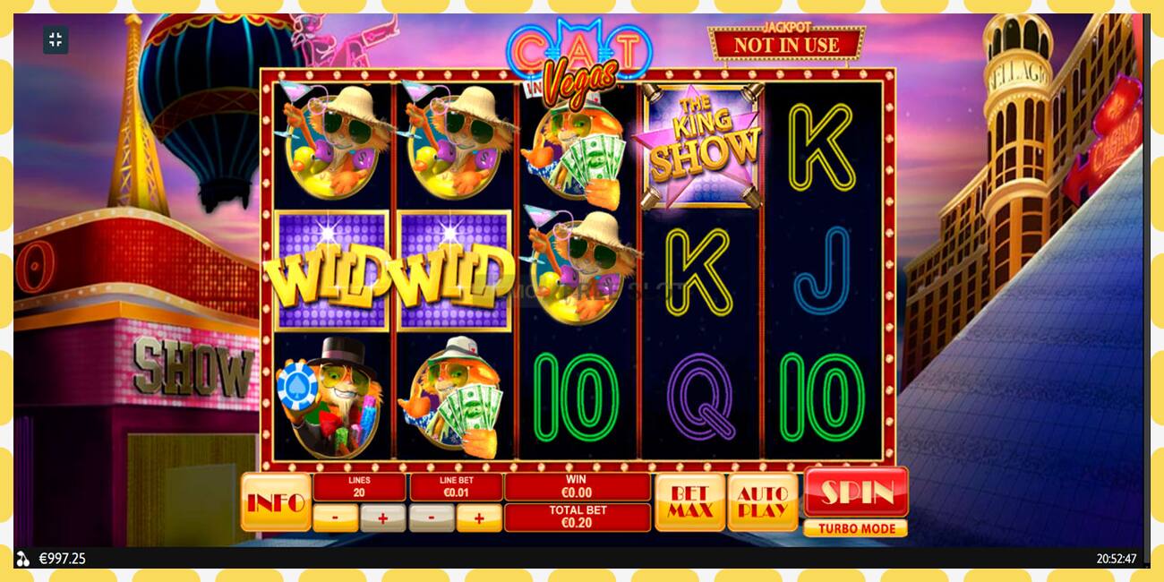 Demo slot Cat In Vegas free and without registration, picture - 1