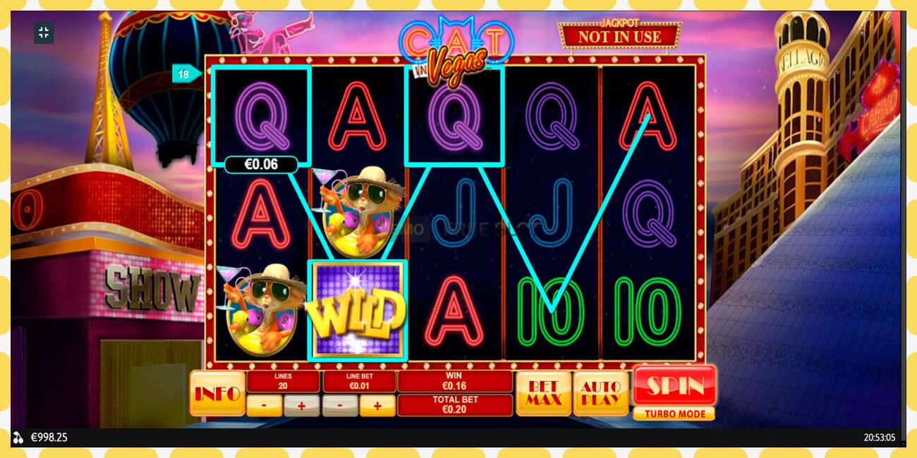 Demo slot Cat In Vegas free and without registration, picture - 1