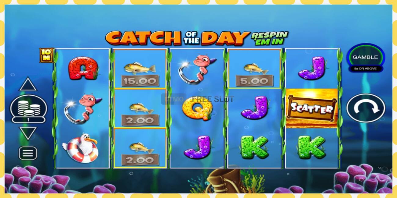 Demo slot Catch of the Day Respin Em In free and without registration, picture - 1