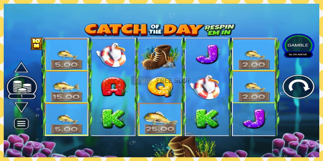 Demo slot Catch of the Day Respin Em In free and without registration, picture - 1