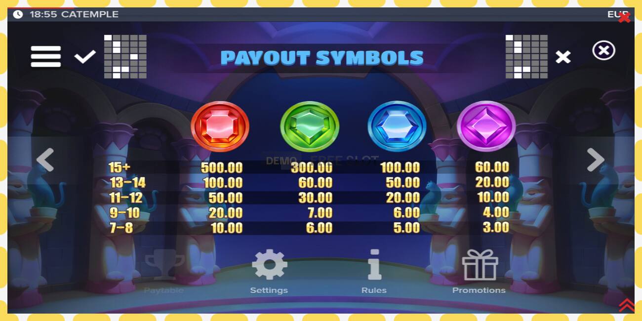 Demo slot Catemple free and without registration, picture - 1